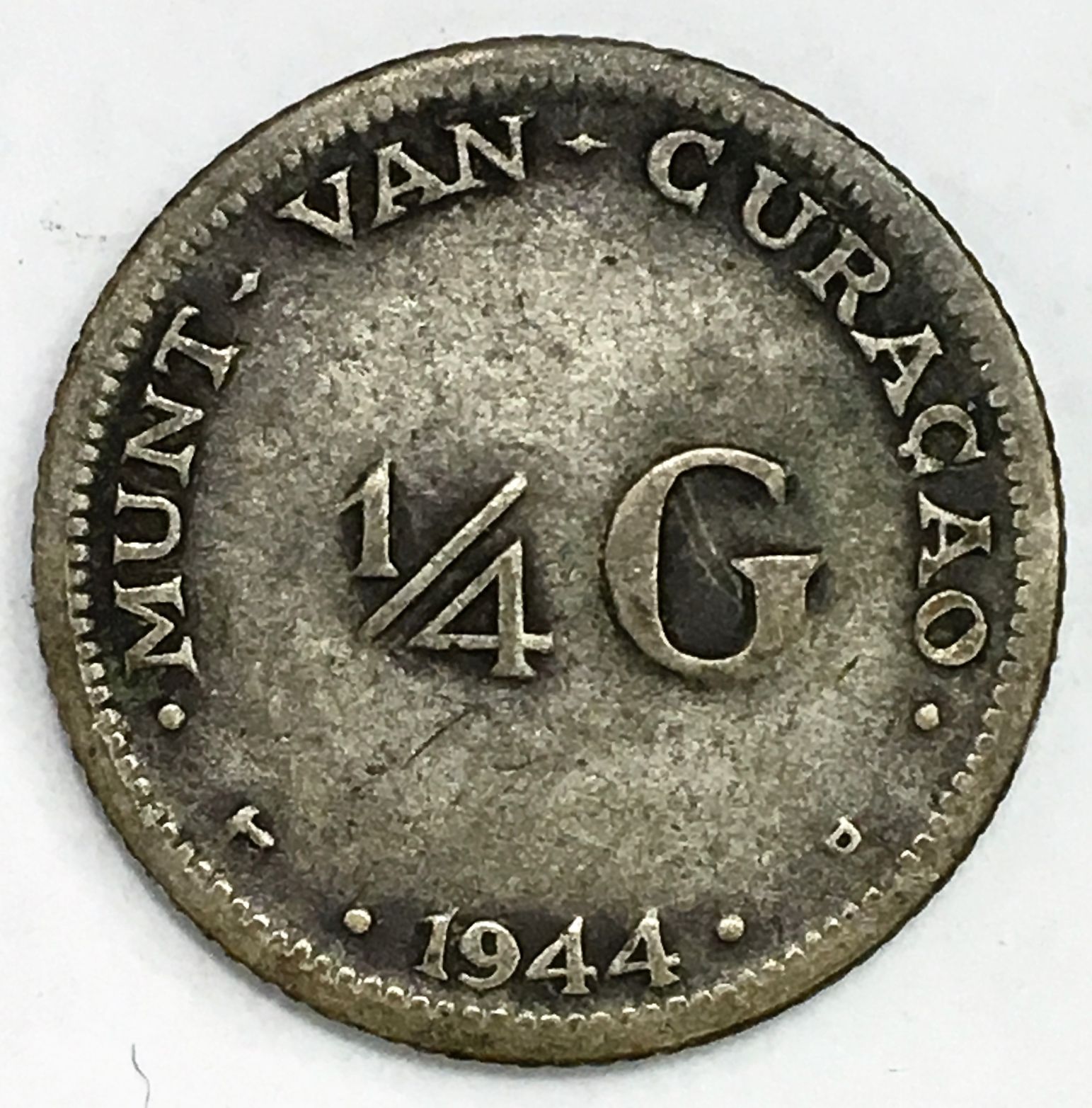 1944-1/4-Gulden---Curacao